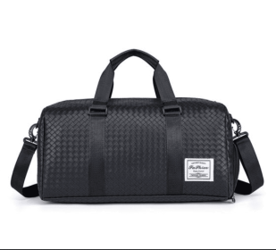 Men's Business Knit Travel Bag Large Capacity Dry/Wet Separation Business Trip Luggage Bag Multifunctional Shoulder Gym Bag